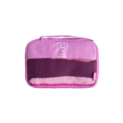Kit Organizador de Mala 4 Peças Rosa U / Rosa