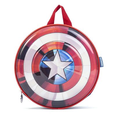 Lancheira Infantil Masculina Térmica Marvel Capitão América Azul U / Azul