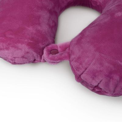 Almofada de pescoço de Viscoelátisco Roxo U / Roxo