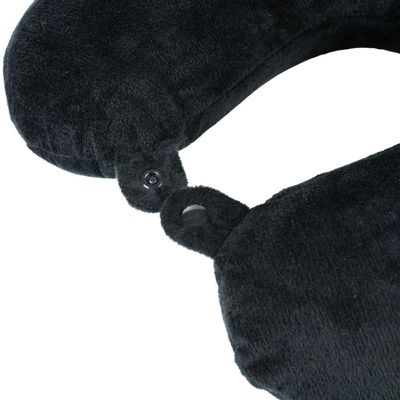 Almofada de pescoço de Viscoelátisco Preto U / Preto