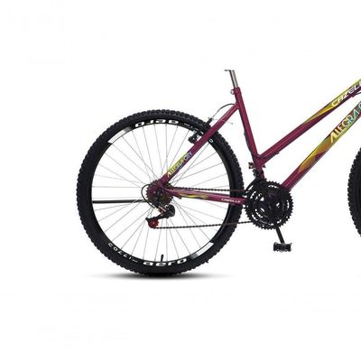 Bicicleta Colli Cazelle Allegra Aro 26 Freio V-brake Quadro 18 Roxo