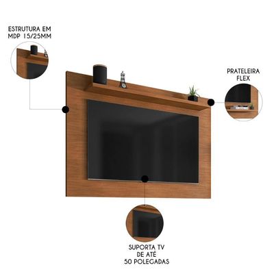 Painel Para Suspenso 50 Polegadas 135cm Saira C14 Cedro - Mpozenato