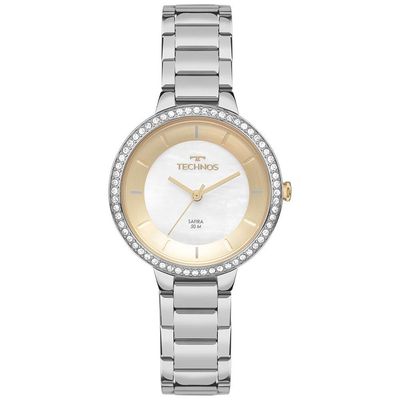 Relógio Technos Feminino Slim Prata - Vj21ad-1d Vj21ad-1d