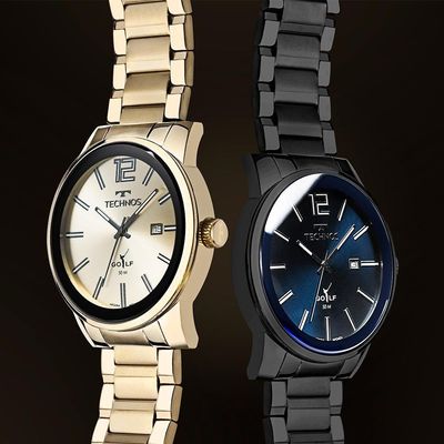 Relógio Technos Masculino Golf Dourado - 2115tts-1d 2115tts-1d