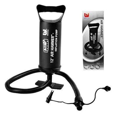 Kit Com 2 Colchões Infláveis Casal + 1 Bomba Manual Intex