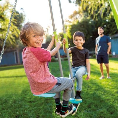 Balanço De Jardim Infantil Três Posições Gangorra E Assentos Intex