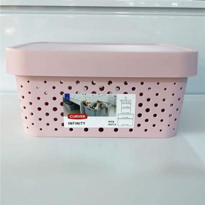 Cesto Organizador Modular Infinity Litros Curver Pink Keter