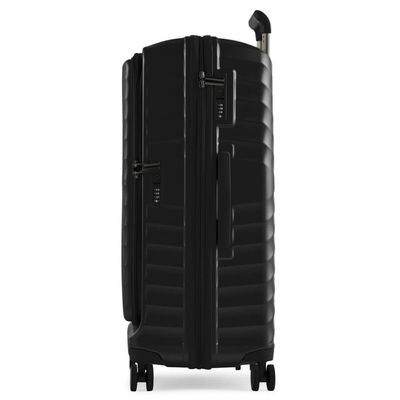 Mala de Viagem Grande 32 Kg Pollicarbonato 4 Rodas Barcelona II Preta G / Preto