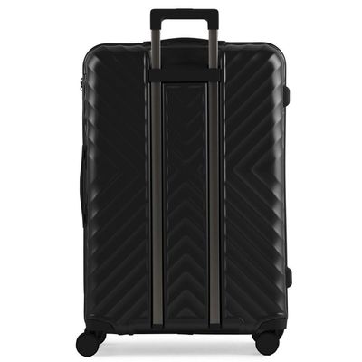 Mala de Viagem Grande 32 Kg Pollicarbonato 4 Rodas Barcelona II Preta G / Preto