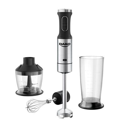 Mixer Dako 3 Em 1 800W Função Turbo Preto E Inox 110V