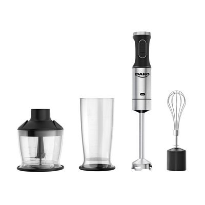 Mixer Dako 3 Em 1 800W Função Turbo Preto E Inox 110V