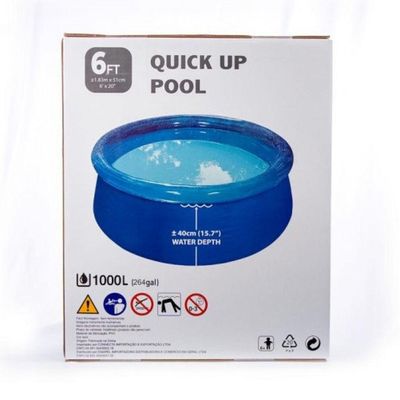 Piscina Inflável Disapel 1000 Litros Azul