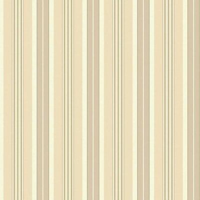 Papel De Parede Waverly Stripes Long Hill Cinza-bege Sv2673 - Rolo 10m X 0,52m