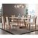 Conjunto de Mesa de Jantar com 6 Cadeiras Lívia Linho Off White e Turim 180 cm