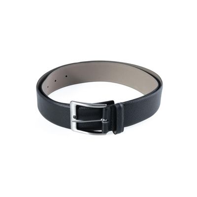 Cinto Masculino de Couro Fivela Onix 40MM Preto 11 U / Preto