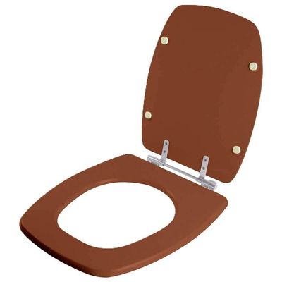 Tampa De Vaso Sanitário Valentina Ocre Para Bacia Santamarina