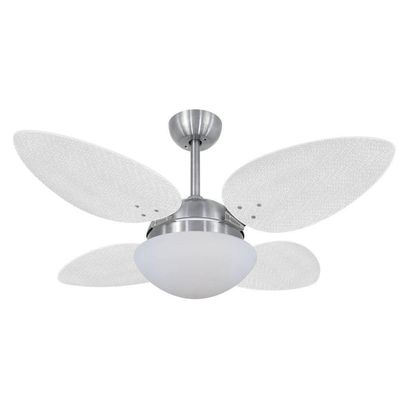 Ventilador De Teto Volare Petalo Palmae Branco 127V 110V