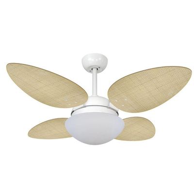 Ventilador De Teto Volare Petalo Palmae Natural 220V 220V
