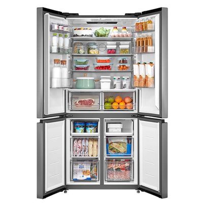 Geladeira Midea Multidoor Frost Free Inverter Smart Inox 474L Bivolt MD-RF691FGD463
