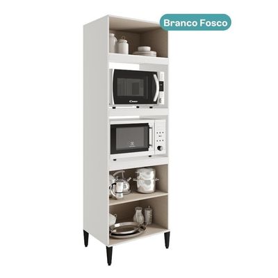 Torre Quente Miami Para 1 Forno 1 Microondas 3 Portas Carraro Branco