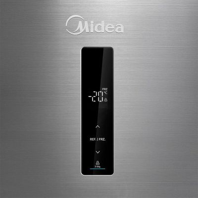 Geladeira Midea Inverse Frost Free Inverter Inox 416L Bivolt MDRB593FGD463