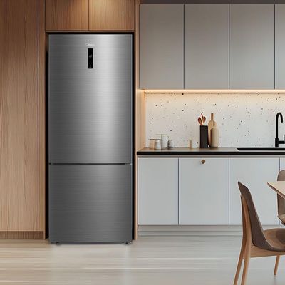 Geladeira Midea Inverse Frost Free Inverter Inox 416L Bivolt MDRB593FGD463