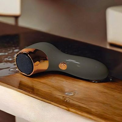 Kit Removedor Elétrico De Calos Para Pés - Cinza