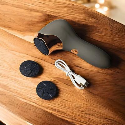Kit Removedor Elétrico De Calos Para Pés - Cinza