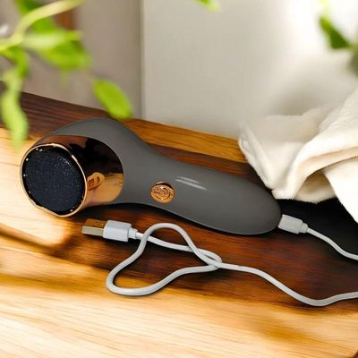 Kit Removedor Elétrico De Calos Para Pés - Cinza