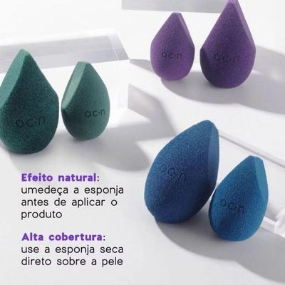 Esponja De Maquiagem Sister Blend Roxa Océane