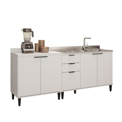Conjunto Balcões Miami Mood Carraro Branco