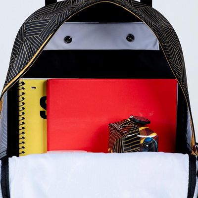Mochila Escolar Masculina De Rodinhas Pantera Negra U / Preto