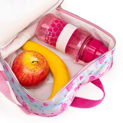 Lancheira Térmica Infantil Feminina Princesas Rosa U / Rosa