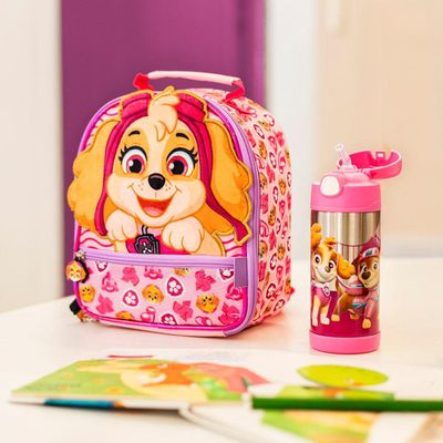 Garrafinha Térmica Infantil Skye e Equipe 320 ml Rosa U / Rosa