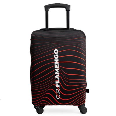 Capa de Mala Pequena Flamengo CRF Oficial Preta P / Preto