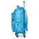 Mochila Escolar Infanto-Juvenil 4 Rodas Frozen Bloom Azul U / Azul claro