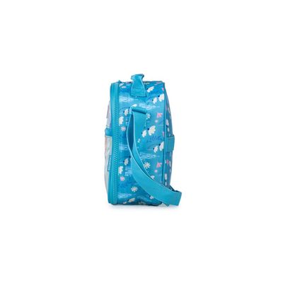 Lancheira Escolar Infanto-Juvenil Feminino Frozen Bloom Azul Claro U / Azul claro