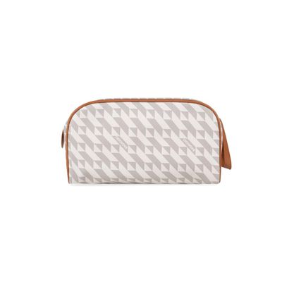 Necessaire de Viagem Feminina Maxi Monograma BG Bege G / Bege