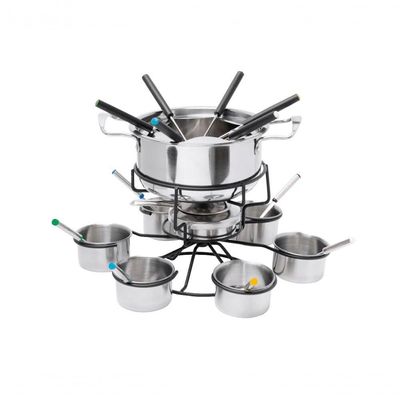 Conjunto Para Fondue Inox 16 Cm Mimo Style Asf22165