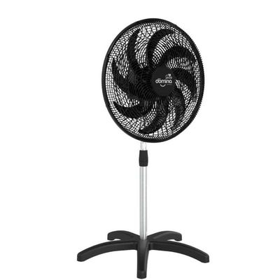 Ventilador Pedestal Coluna 60 Cm 8 Hélices Pás Bivolt Oscilante Dômina