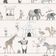 Papel De Parede Just 4 Kids Animais Circenses G56547 - Rolo 10m X 0,52m
