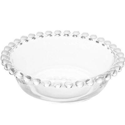 Conjunto 6 Bowls 180ml de Vidro Tigela para Sobremesa Frutas Petiscos Pearl Wolff Transparente