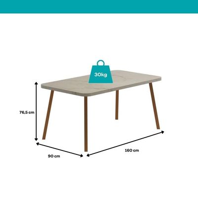 Conjunto Sala De Jantar 6 Cadeiras San Paolo Carraro Petra E Rosê