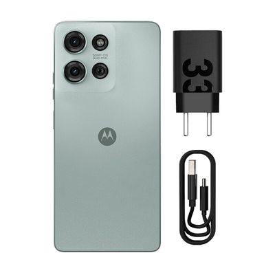 Smartphone Motorola Moto G75 5G 256GB - Cinza, 16GB (8GB RAM + 8GB RAM Boost), Câmera 50MP, Tela 6,8"