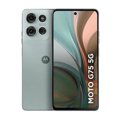 Smartphone Motorola Moto G75 5G 256GB - Cinza, 16GB (8GB RAM + 8GB RAM Boost), Câmera 50MP, Tela 6,8"