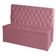 Kit Cabeceira De Cama Box E Calçadeira Baú Paris Queen 160 Cm Capitonê Suede Rosa Bebê Do Lar Móveis
