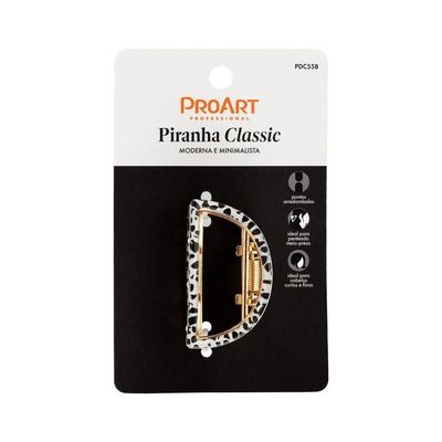 Piranha De Cabelo Classic Proart Fixação Segura E Adequada Para Todos Os Tipos De Cabelo Bolinhas
