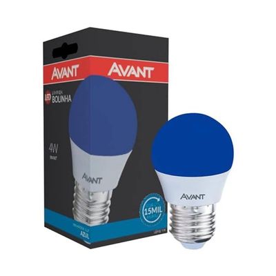 Lâmpada Led Bolinha E27 Avant Bivolt - 4w - Coloridas Cor Verde