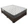 Cama Box Casal Sintético + Colchão De Espuma D33 Sereneprime 138cm Marrom