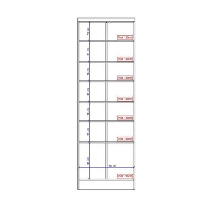 Armário Utilitário Multiuso 2 Portas Branco Carraro